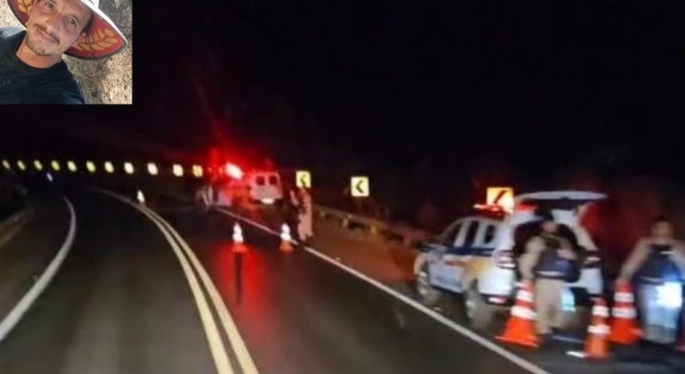 Morador da zona rural de Lagoa Formosa morre atropelado na BR-354, próximo à ponte sobre o Córrego Babilônia