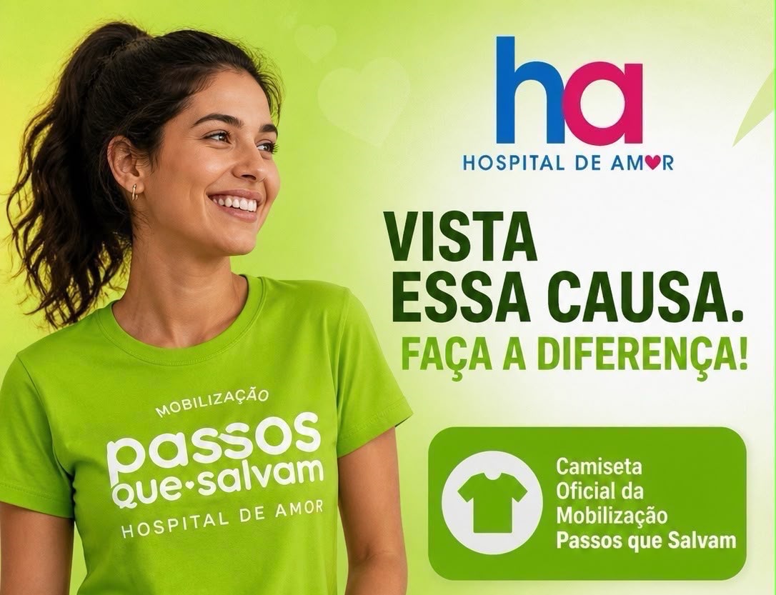 Camisetas da mobilização Passos que Salvam já podem ser adquiridas em Presidente Olegário