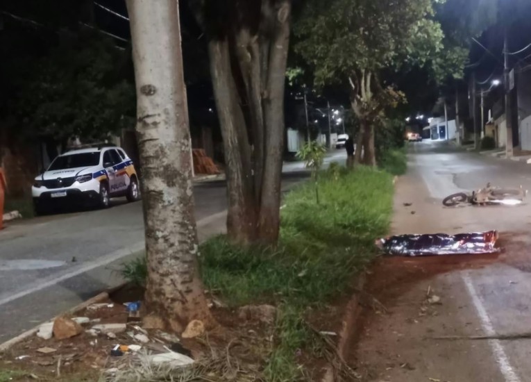 Jovem de apenas 18 anos morre em acidente de moto no bairro Residencial Monjolo, em Patos de Minas